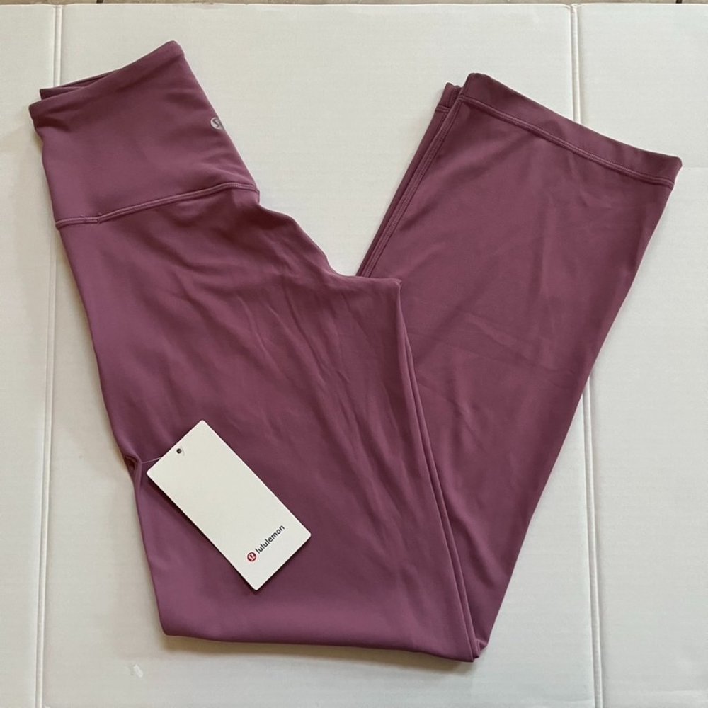 NWT Lululemon Align Wide Leg Pant 31" Velvet Dust Size 2